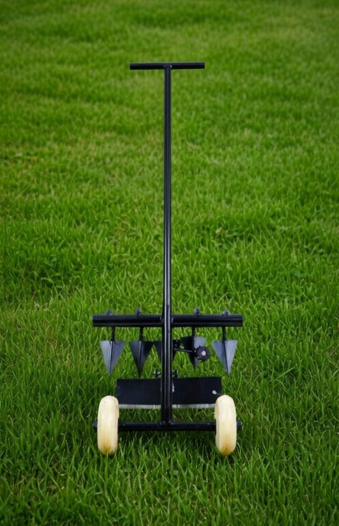 দুই চাকা বিশিষ্ট ৫০ ইঞ্চি লম্বা হাতল সহ লাঙ্গল সেট - Image 3