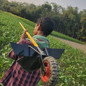 ১ চাকা যুক্ত ফসলের লাইন তৈরির টুল