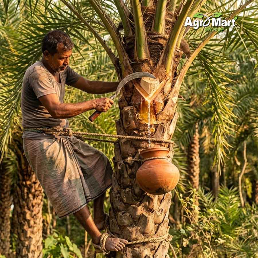 খেজুর ও তাল গাছ কাটা হাসুয়া মিডিয়াম সাইজ